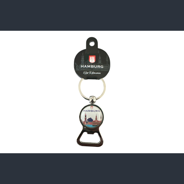 Keychain HAM Round Opener Navy