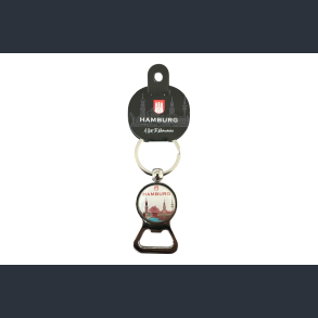 Keychain HAM Round Opener Pink