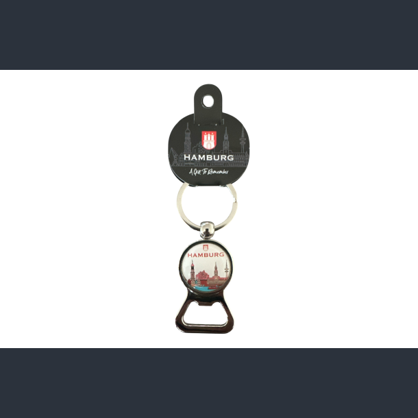 Keychain HAM Round Opener Pink
