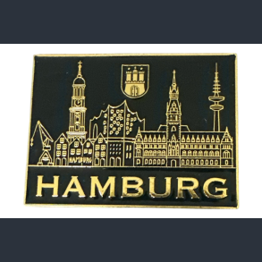 Magnet HAM Metal Black Gold