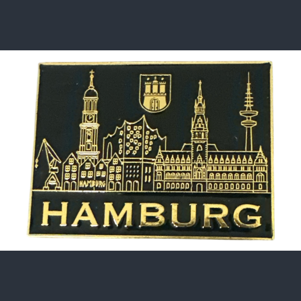 Magnet HAM Metal Black Gold