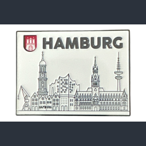 Magnet HAM Metal White Black