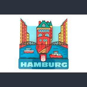 Magnet HAM Bridge MDF Shiny 3D