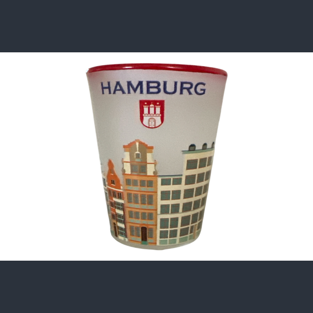 Shotglas HAM City Houses Multi Colors 6 cm