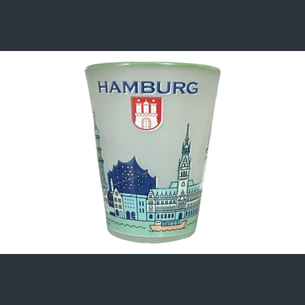 Shotglas HAM City Houses Green 6 cm
