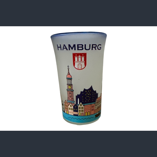 Shotglas HAM City Houses Blue 7cm
