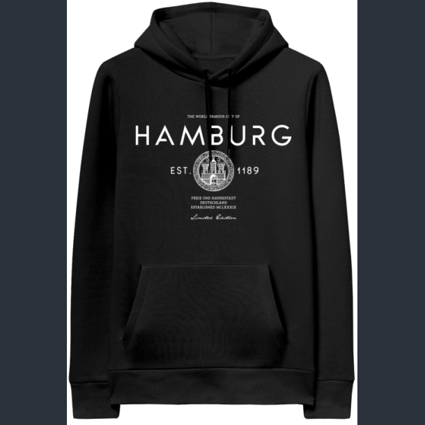 FOX Hoodie ADULT City Seal Black White HAM