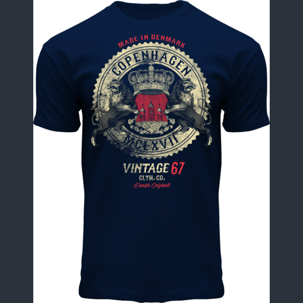 FOX T-Shirt Blue Dusk Vintage Rock CPH