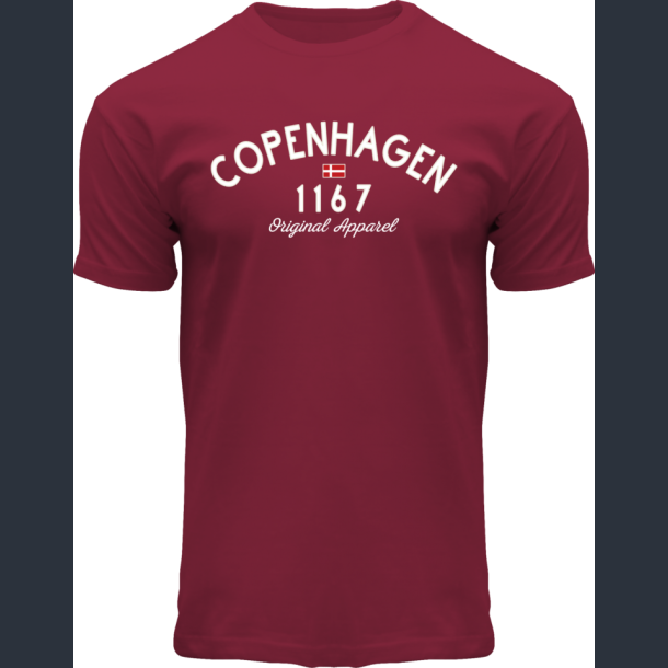 FOX T-Shirt Burgundy Brassfield CPH