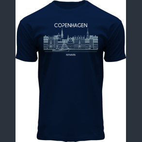 FOX T-Shirt Navy Skyfront CPH