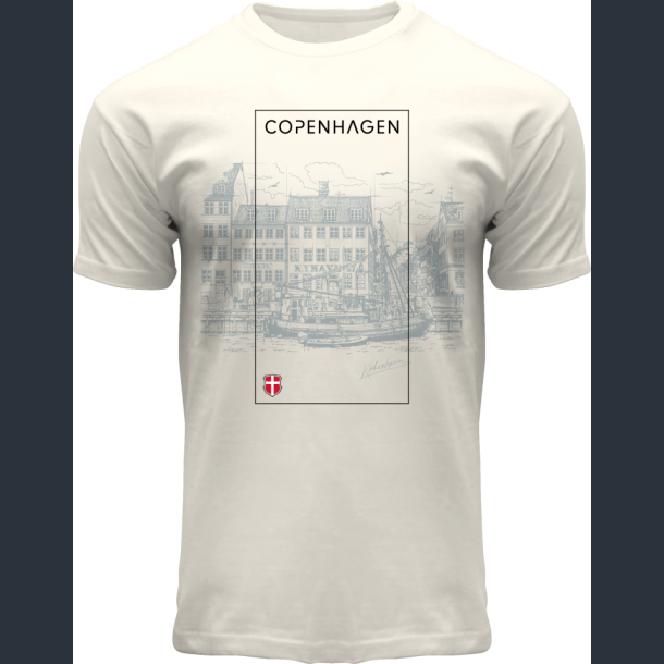 FOX T-Shirt Off White Pen Sketch CPH