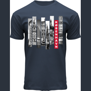 FOX T-Shirt Blue Dusk Photobars CPH