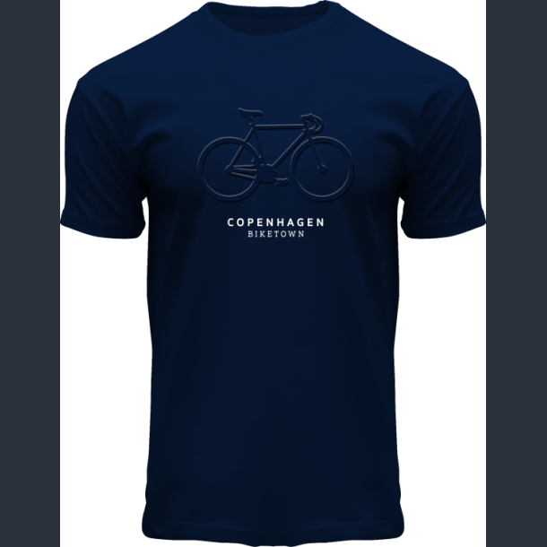 FOX CM T-shirt Biketown Embossed Navy CPH